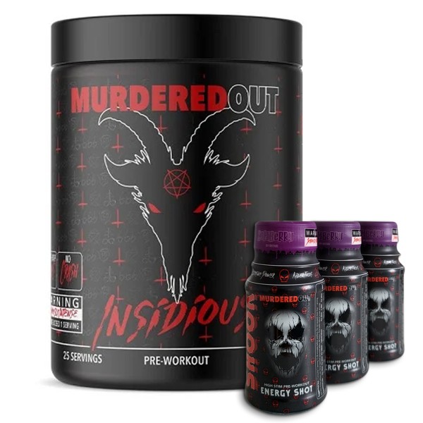 Murdered Out Insidious Pre-workout 50 Portionen + Bonus