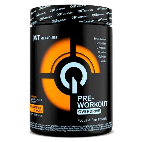 QNT Metapure Pre-Workout Overdrive 390 g