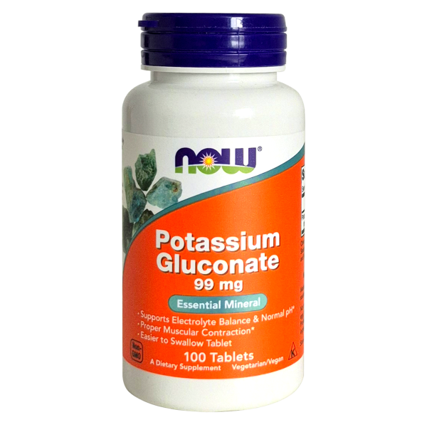 NOW Foods Potassium Gluconate 100 Tabl.