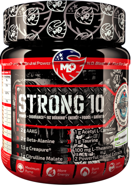 MLO Nutrition Strong 10 Pre-Workout