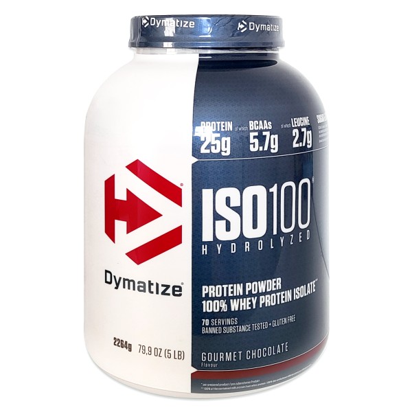 Dymatize Iso 100 Hydrolyzed 100% Whey Protein Isolate 2264 g