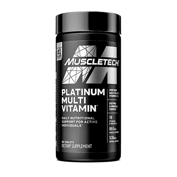 MuscleTech Platinum Multivitamin Mineralkomplex 90 Tabl.