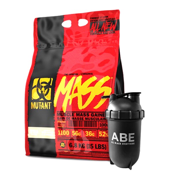 PVL Mutant Mass 6800 g Bonus ABE HIIT Shaker