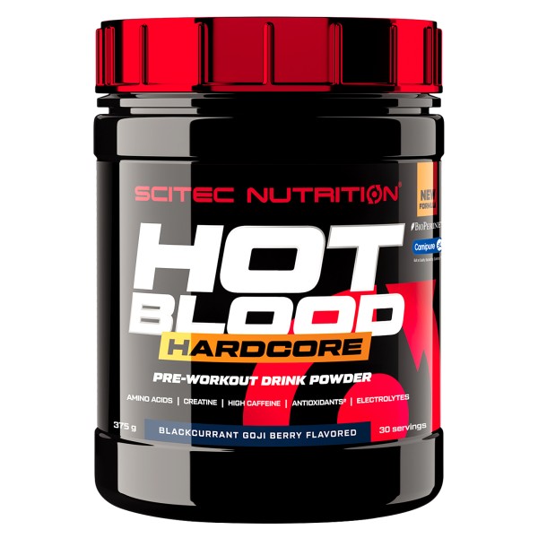 Scitec Nutrition Hot Blood Hardcore Pre-workout 375 g blackcurrant
