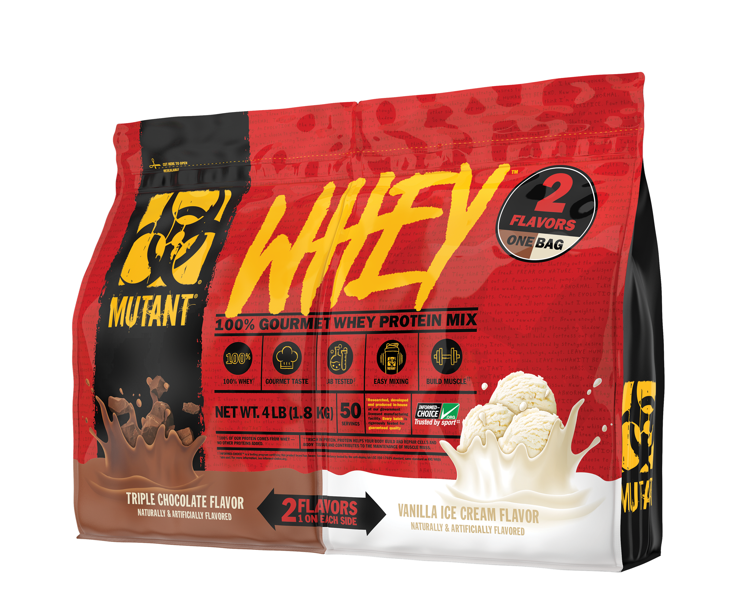 Mutant Whey Protein Dual Bag 1,8 kg