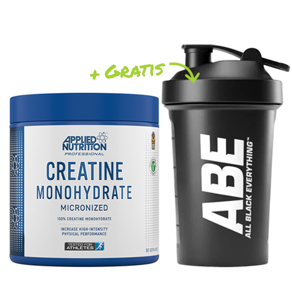 Applied Nutrition Creatin Monohydrate Pulver 250g Dose mit gratis Shaker