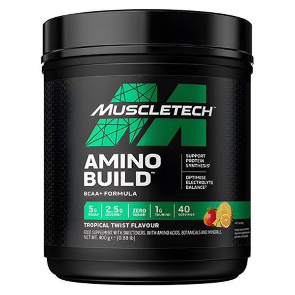 MuscleTech Amino Build BCAA 400 g Geschmack Tropical