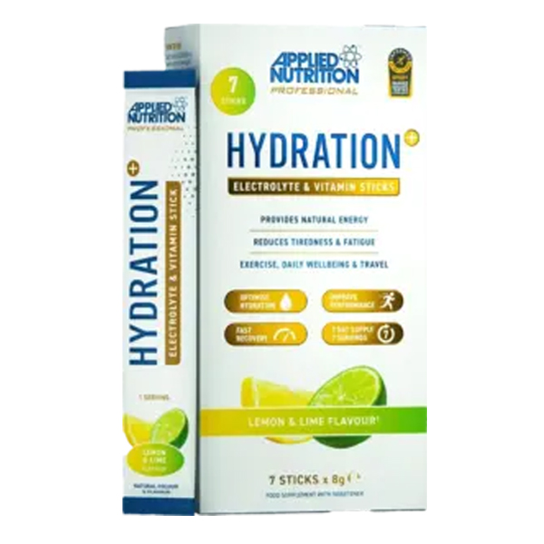 Applied Nutrition Hydration electrolyte und Vitamine 7 Paeckchen Geschmackrichtung lemon-limette