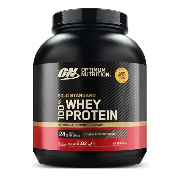 Optimum Nutrition Gold Standard Whey Protein isolat 2,02 kg Dose Geschmack double rich chocolate