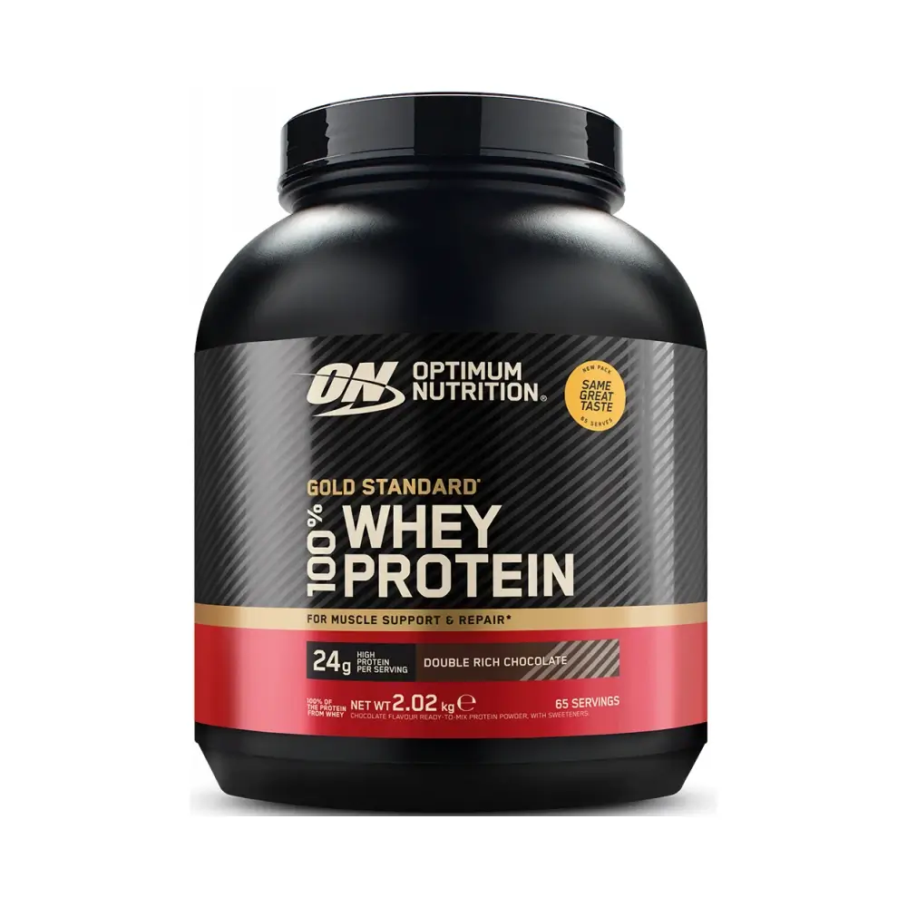 Optimum Nutrition Gold Standard Whey Protein isolat 2,02 kg Dose Geschmack double rich chocolate