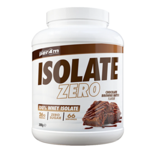 Per4m Isolate Zero 100% Whey Protein Isolat 2 kg Dose Geschmack Chocolate Brownie