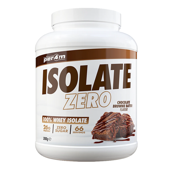 Per4m Isolate Zero 100% Whey Protein Isolat 2 kg Dose Geschmack Chocolate Brownie