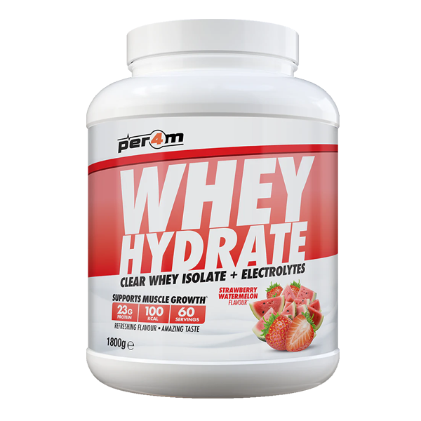 Per4m Whey Hydrate Clear Whey Isolate Pulver 1800 g Dose Geschmack Erdbeer Melone