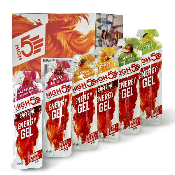 High5 Energy Gel 6 Geschmackrichtungen gemischt