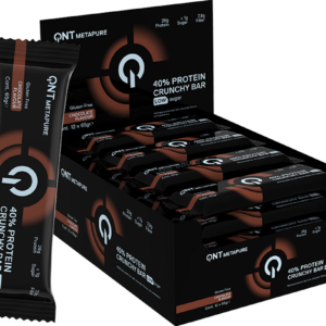 QNT 40% Protein Crunchy Bars 12 Riegel x 65 g Geschmack Schokolade