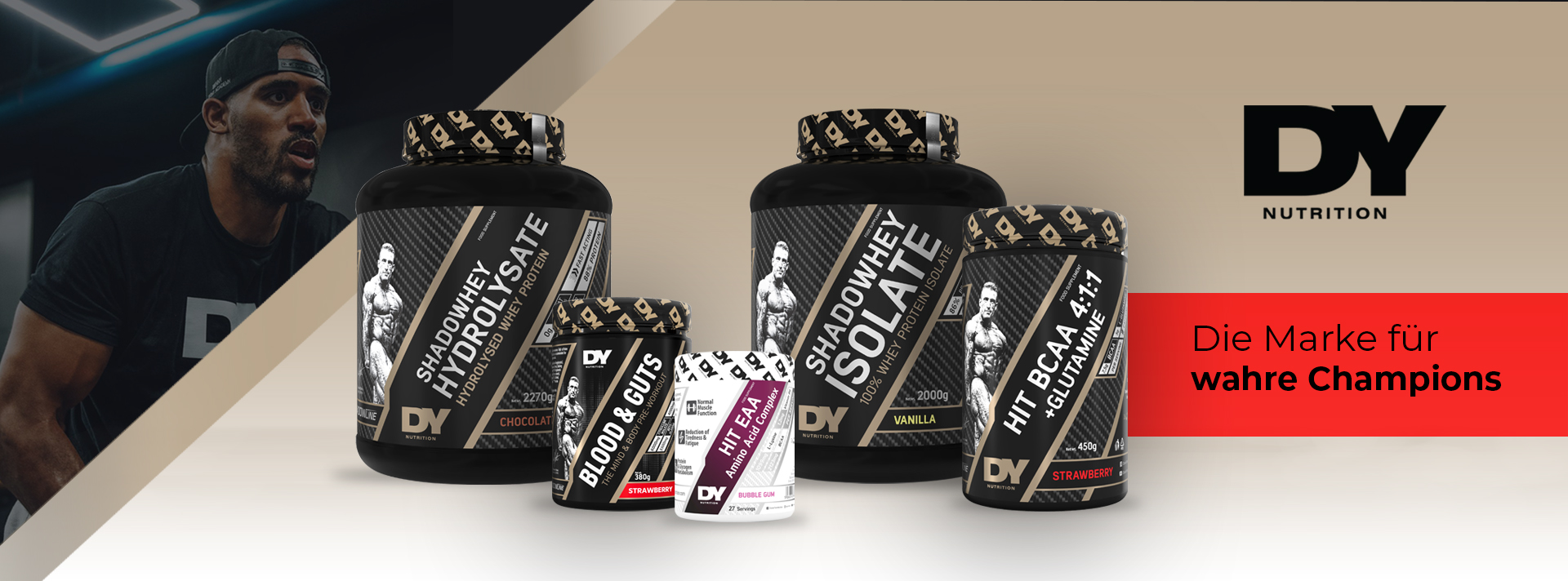 Produkte von der Marke Dorian Yates Die Marke für wahre Champions
