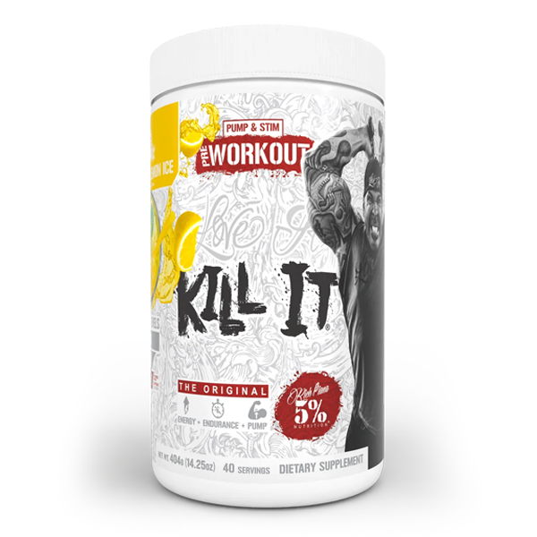 Rich Piana 5% Nutrition Kill It Pre-Workout 434 g italian lemon ice