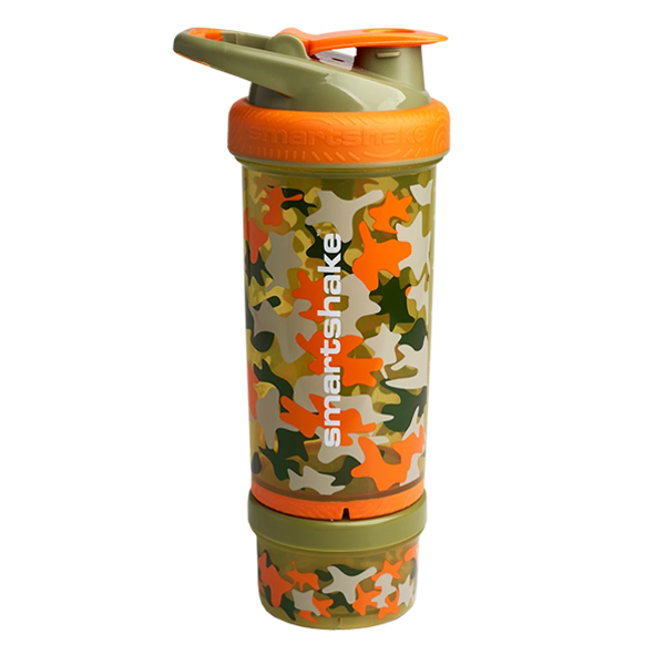 SmartShake Revive Shaker 2 in 1 750 ml Camouflage-orange