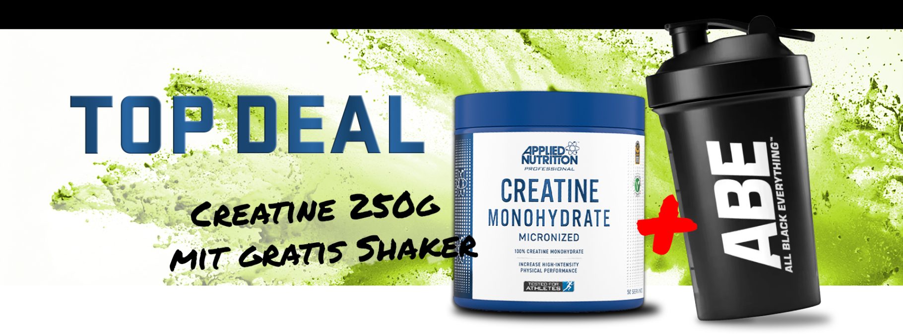 Top Angebot Applied Creatine monohydrate 250g mit gratis Shaker